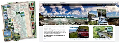 Map out your day before you go by reviewing the sites in a guidebook or at www.roadtohana.com